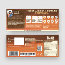 Load image into Gallery viewer, Millet &amp; Jaggery Cookies - Choco Bajra | Pack of 6
