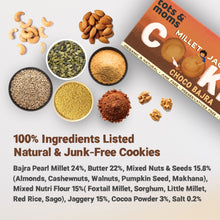 Load image into Gallery viewer, Healthy &amp; Nutritious Millet &amp; Jaggery Cookies | Choco Bajra for Kids &amp; Adults 150g
