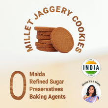 Load image into Gallery viewer, Millet &amp; Jaggery Cookies - Choco Bajra | Pack of 6
