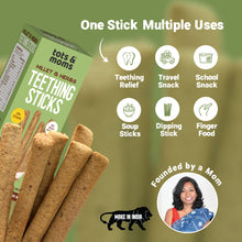 Load image into Gallery viewer, Millets &amp; Herbs Teething Sticks | Healthy Snack for Babies &amp; All Ages | 150g
