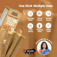 Load image into Gallery viewer, Ajwain &amp; Jeera Teething Sticks | Healthy Snack for Babies &amp; All Ages | 150g
