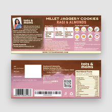 Load image into Gallery viewer, Ragi &amp; Almonds | Millet &amp; Jaggery Cookies - 150g
